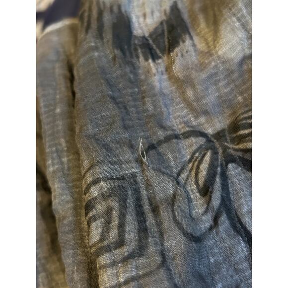 Dress To Kill Jane Mohr Artsy Floral Black Midi Dress Lagenlook Boho One Size - Picture 8 of 11